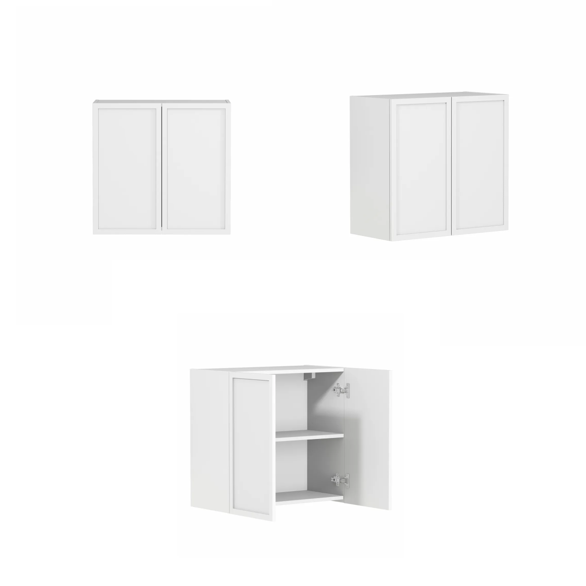 Hampshire White Laundry Cabinet Set 1715x600x2100 - Set C | Great Value