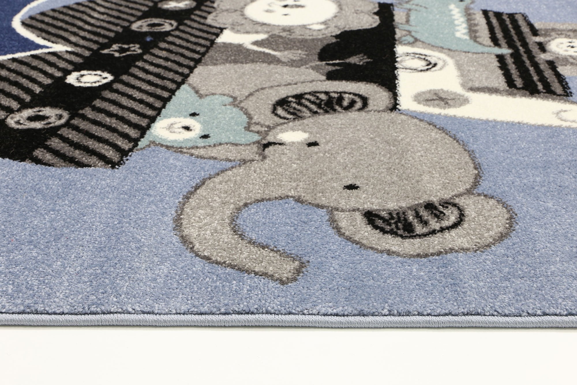 Blue Animal Arc Rug Designed Specifically for Nova Kids