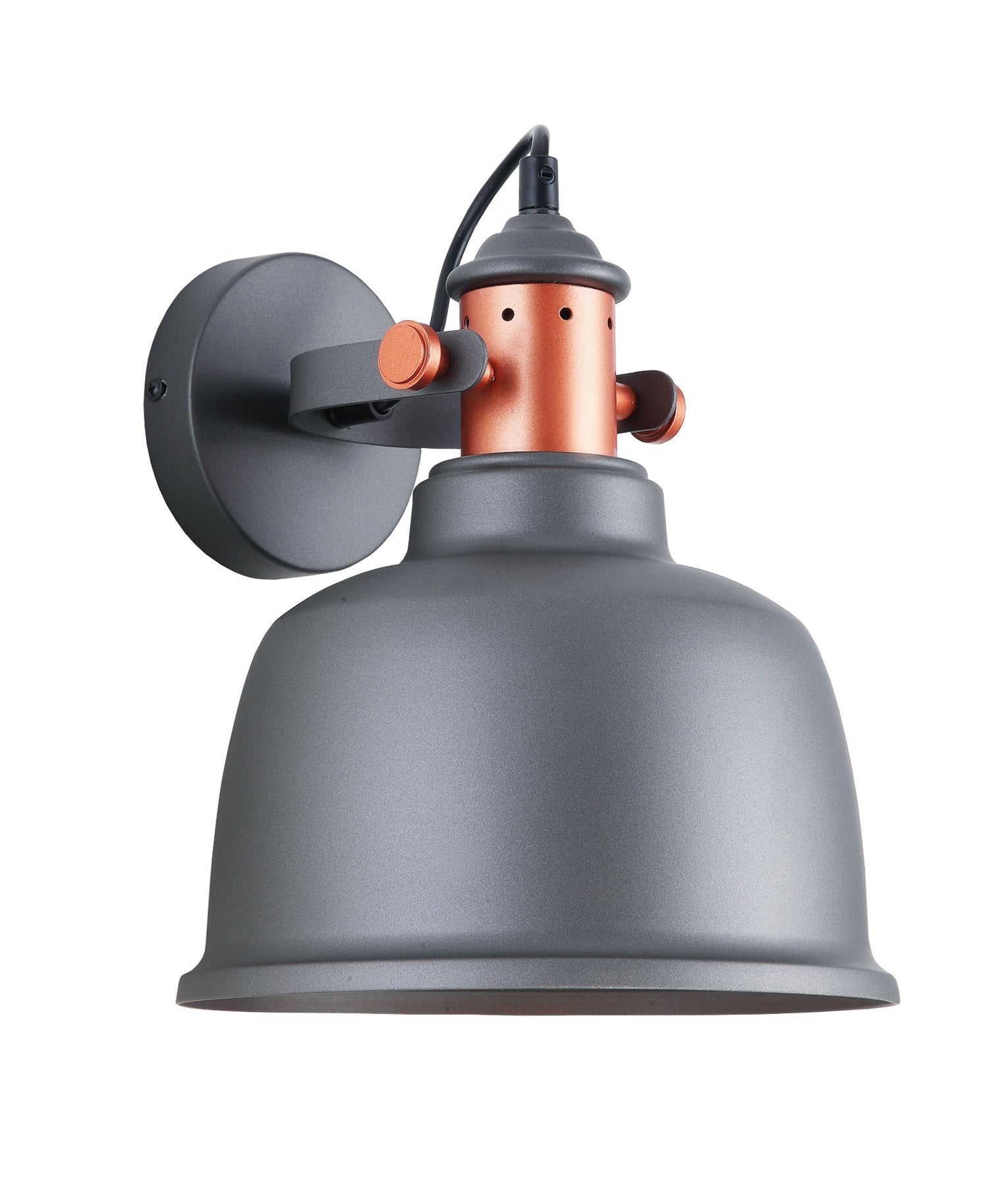 ALTA Interior Adjustable Bell Wall Lights with Copper Accents - Great Deal!