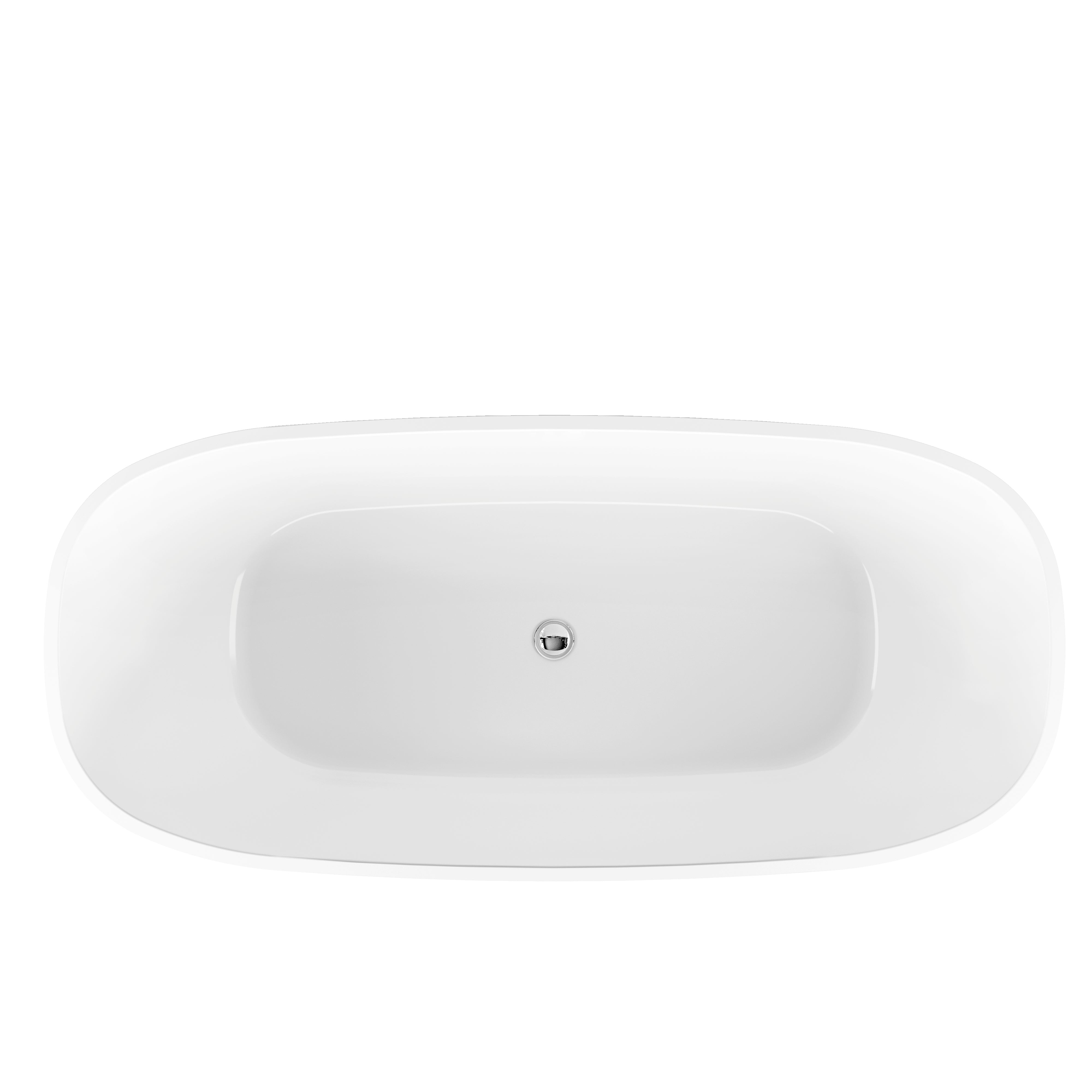 ALLY Freestanding Acrylic Bathtub - 1500mm or 1700mm Size, High - Quality for Your Bathroom