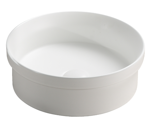 HOT! POSEIDON Round Matte White Ceramic Basin (360x360x120)