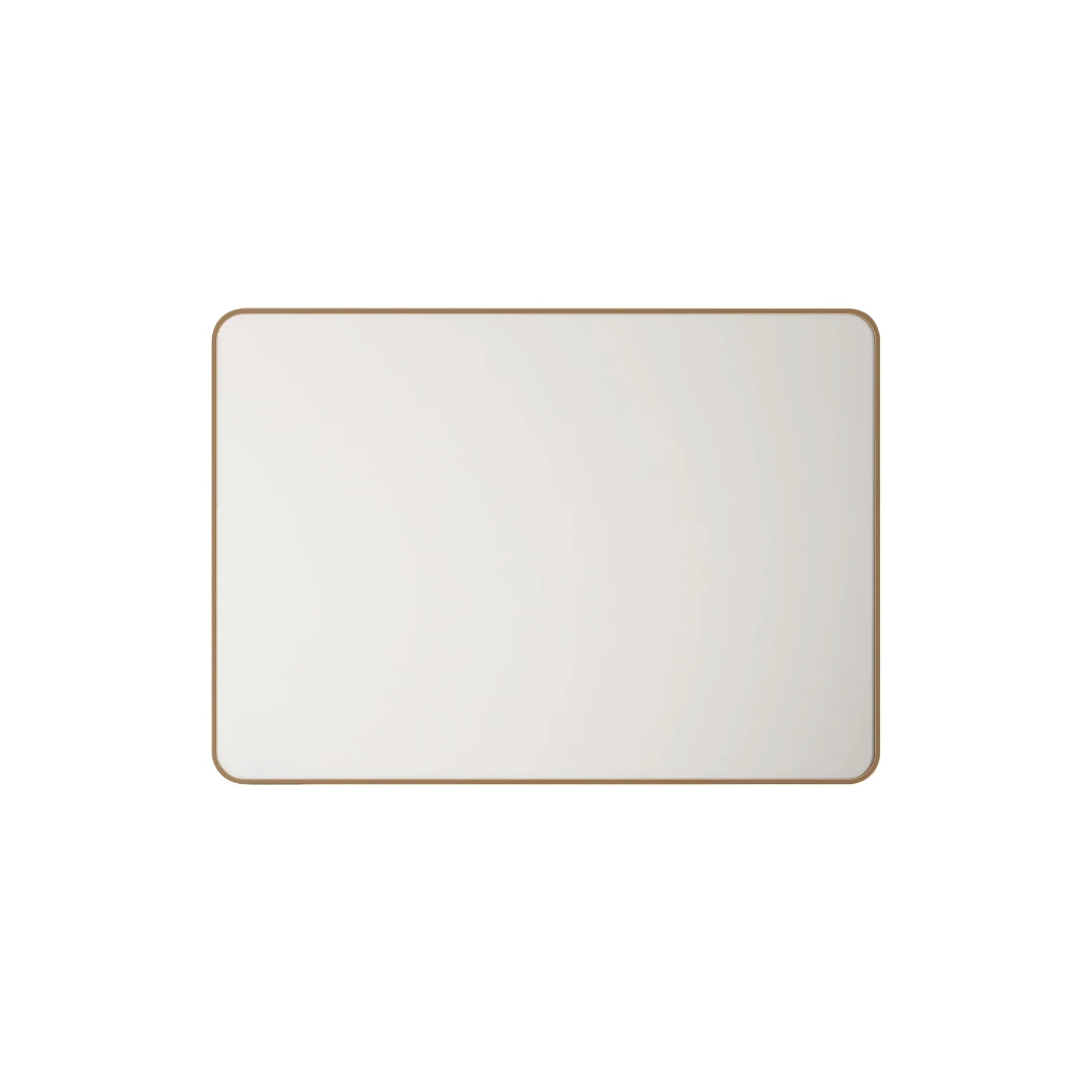 600x750mm Brushed Gold Aluminum Framed Elegant Rectangular Mirror