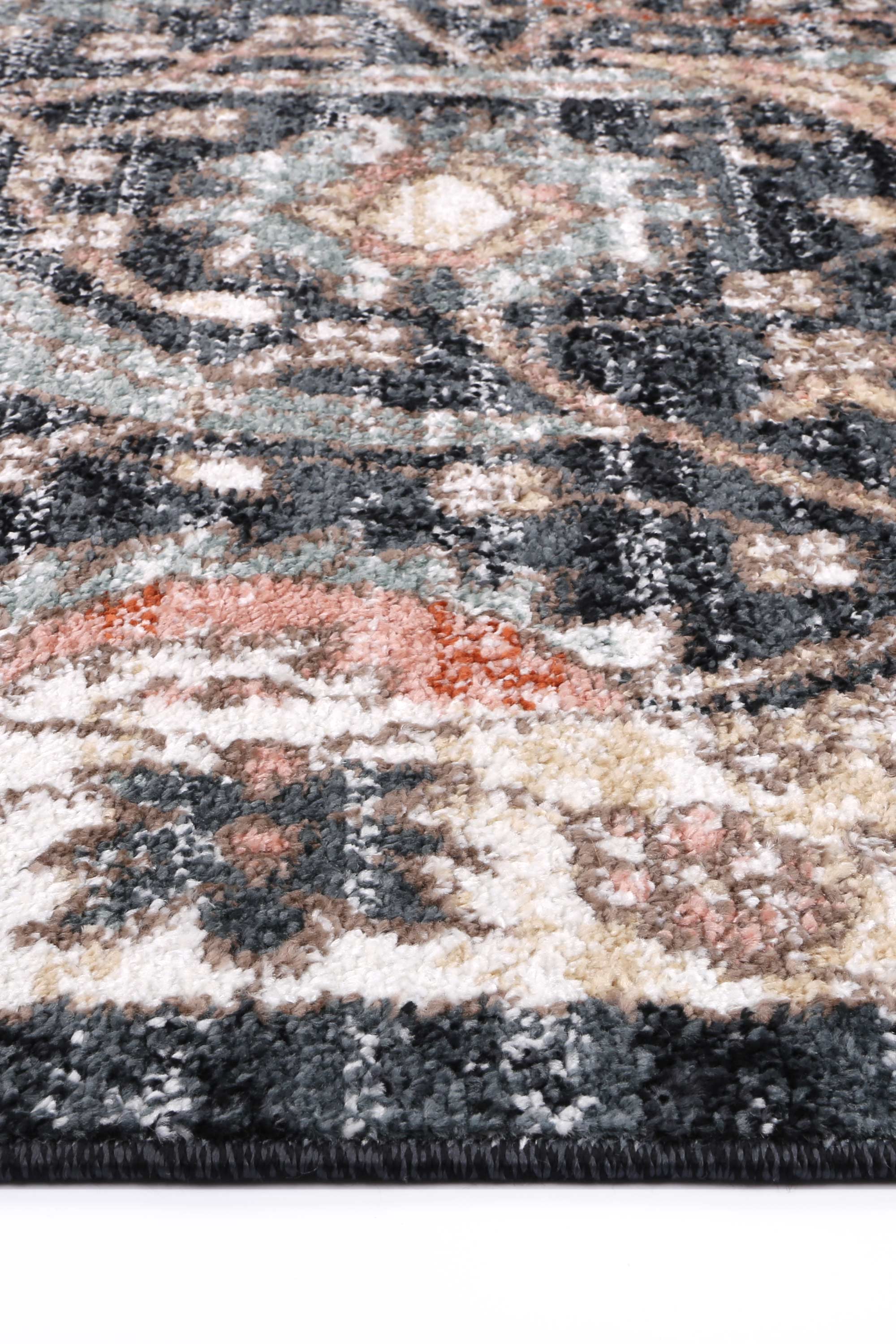 Hot Deal! Anatolia Traditional Cream Charcoal Rug
