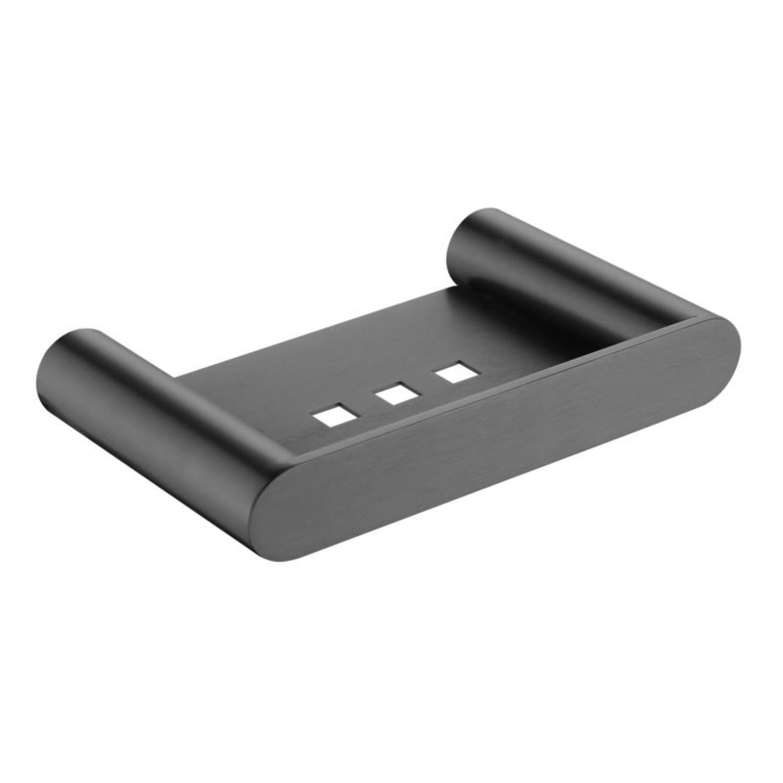 Esperia Gun Metal Grey Soap Dish Holder - Affordable & Durable