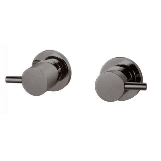 Hot Sale! Pentro Round Shower Taps Set in Gun Metal Grey Finish