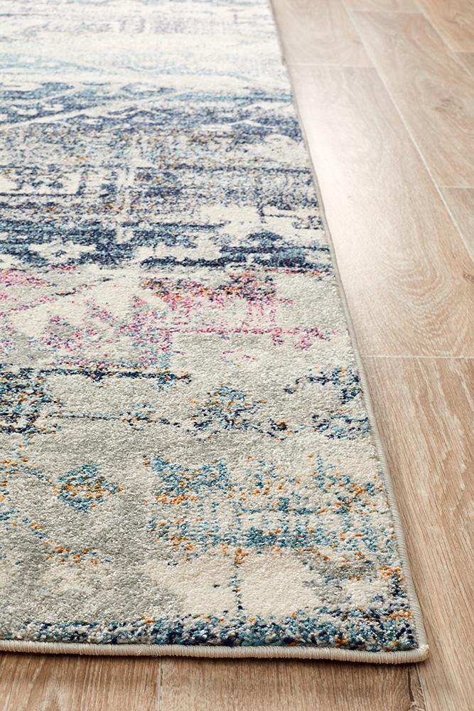 Exclusive Museum Layton Blue Rug - Ideal for High Traffic Areas