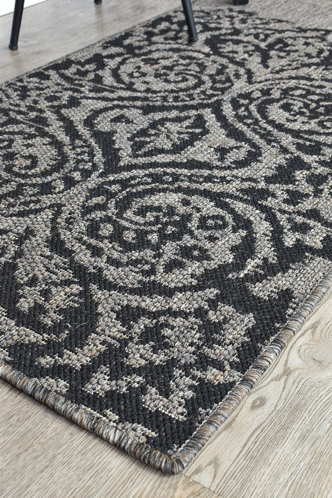 Affordable Alaska Runner Rug in Brown & Black
