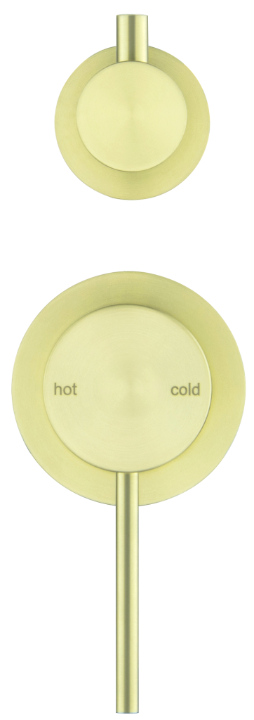 2P Brushed Gold Mica Shower Mixer with Diverter