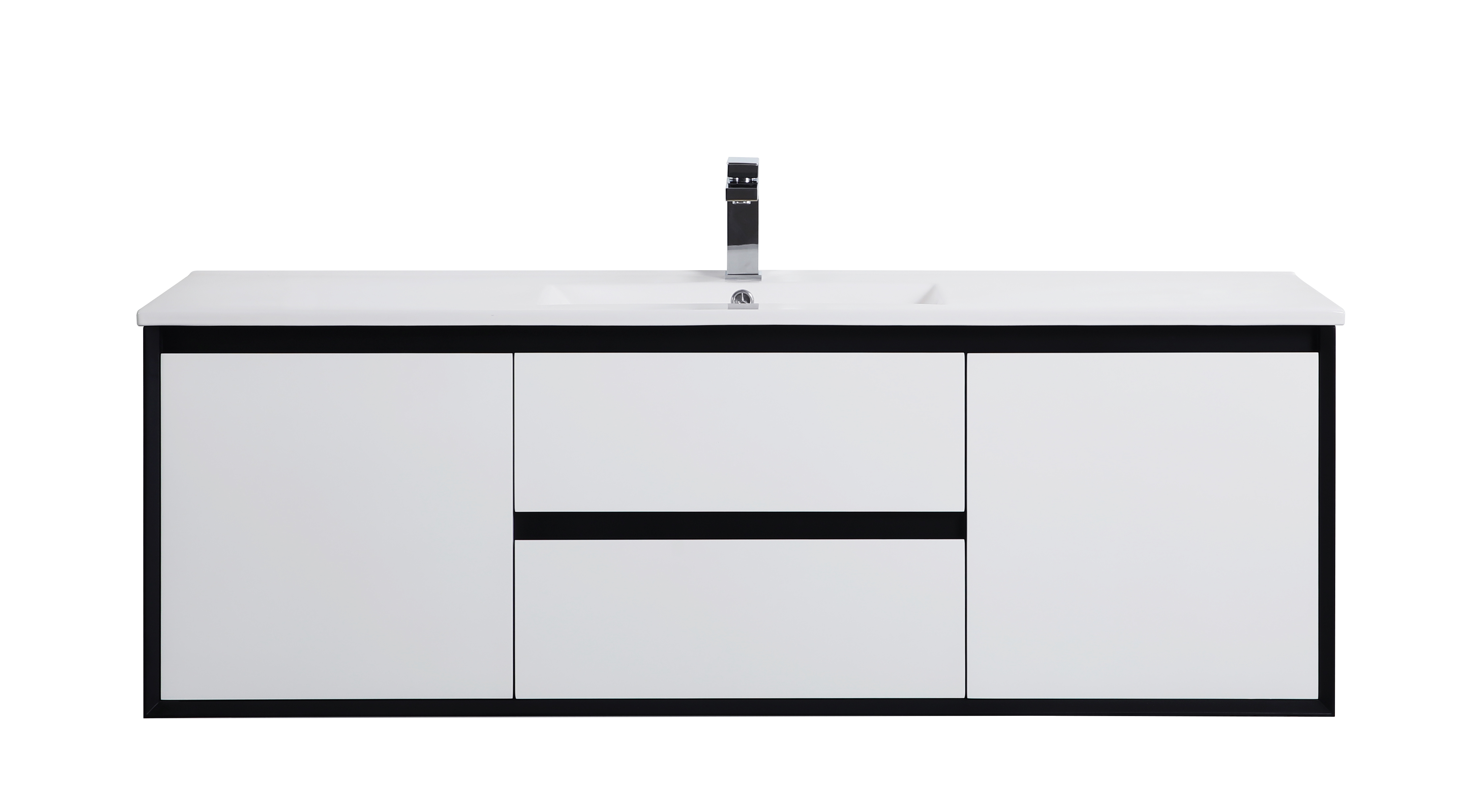 PETRA 1500mm Wall Hung Vanity (Single/Double Bowls) - Stylish & Functional