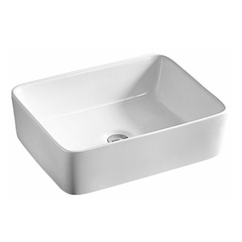 HOT! POSEIDON Rectangle Gloss White Basin (400x300x130)