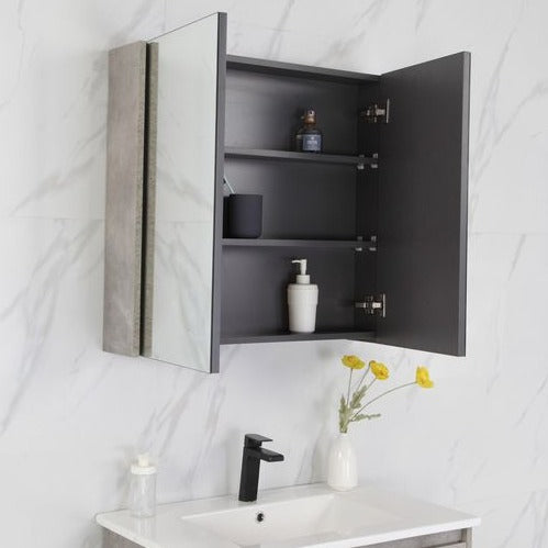 LOLA Grey Wall Hung Vanity - All Sizes Available