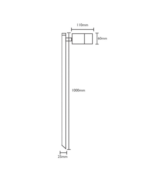 Hot Sale! Single Adjustable IP65 MR16 Garden Spike Lights
