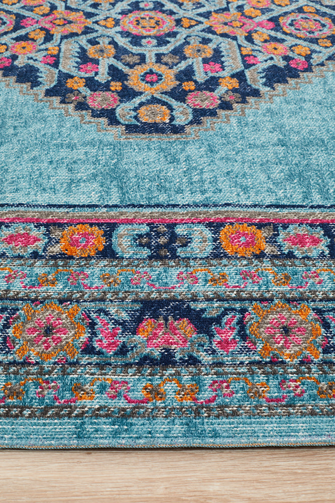 Discount! Stunning Eternal Whisper Diamond Blue Polypropylene Rug for Modern Homes