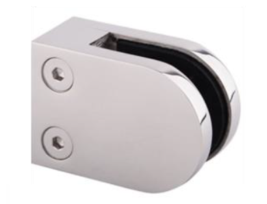 Hot Deal: Square Post & Wall Glass Clamp with D Front