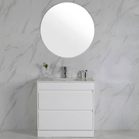 LEONA Freestanding Gloss White Vanity Available in All Sizes