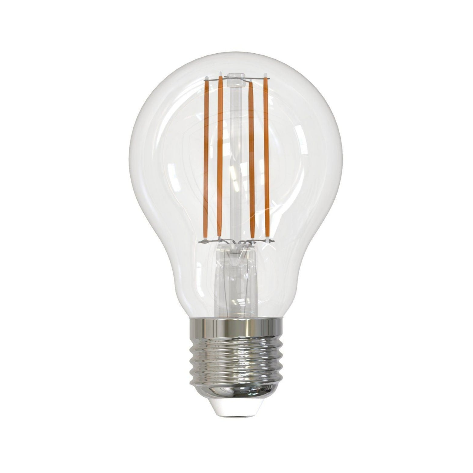 6PCS 5W E27 LED A60 Clear Globe Bulbs in Cool White