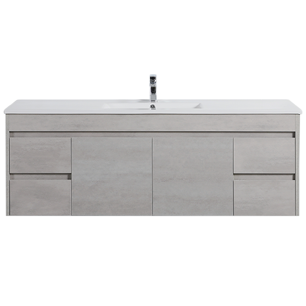 Get the Contemporary NOVA Plywood Wall - Hung Vanity in 1500mm (Single/Double Bowl) Now!