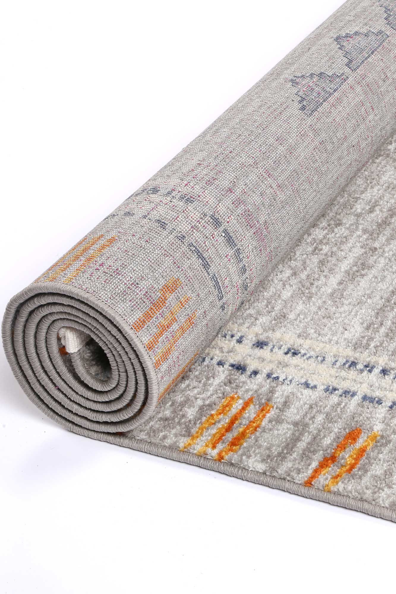 Exclusive Peru Tumbes Grey Contemporary Floor Rug - Easy to Clean and Long - lasting