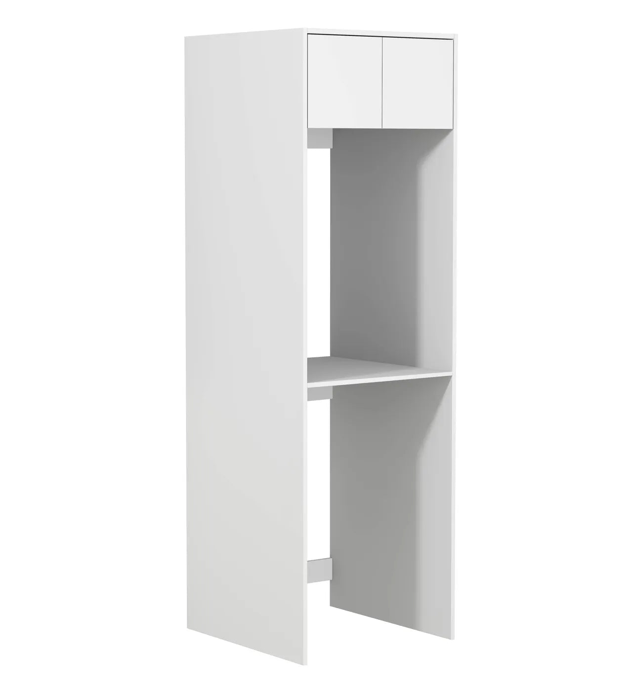 2100mm Hampshire White Tall Cabinet for Washing Machines