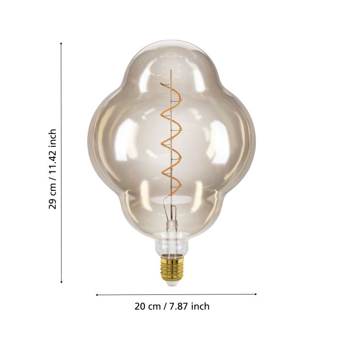 Hot Sale! 4W E27 Amber LED Globe CL200