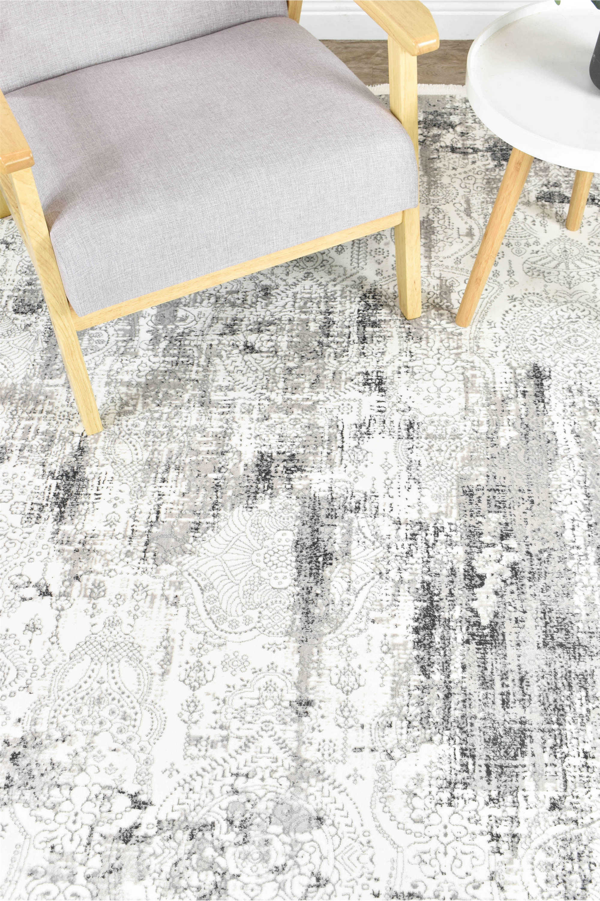 Harmonia 27084A Beige Polypropylene Rug with Soft Pile and Silky Sheen