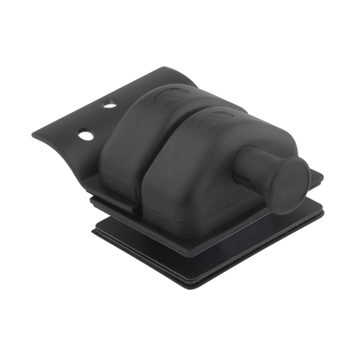 90° Glass-to-Round Post Pool Latch in 316 Stainless Steel
