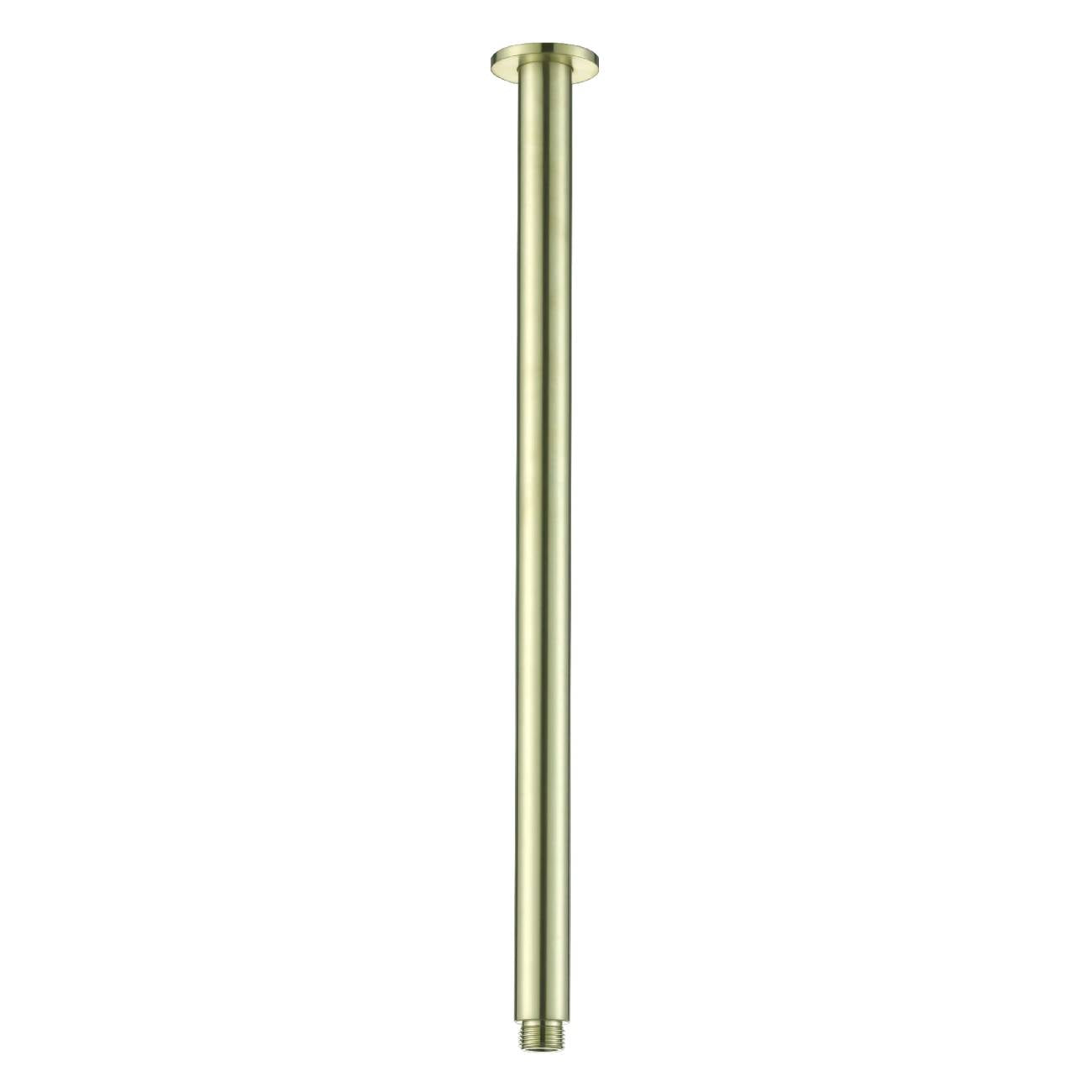 Brushed Gold Mica Ceiling Arm - 300/450mm - Upgrade Your Shower