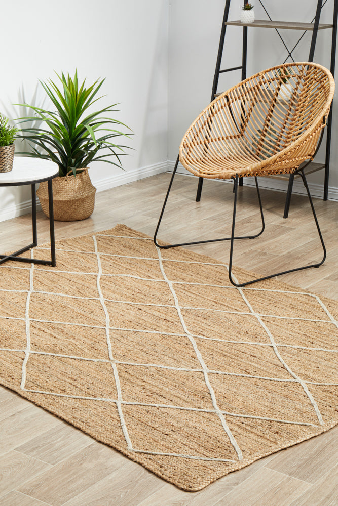 Hot Sale! Noosa 222 Natural Jute Rug with Stunning Designs for Your Home