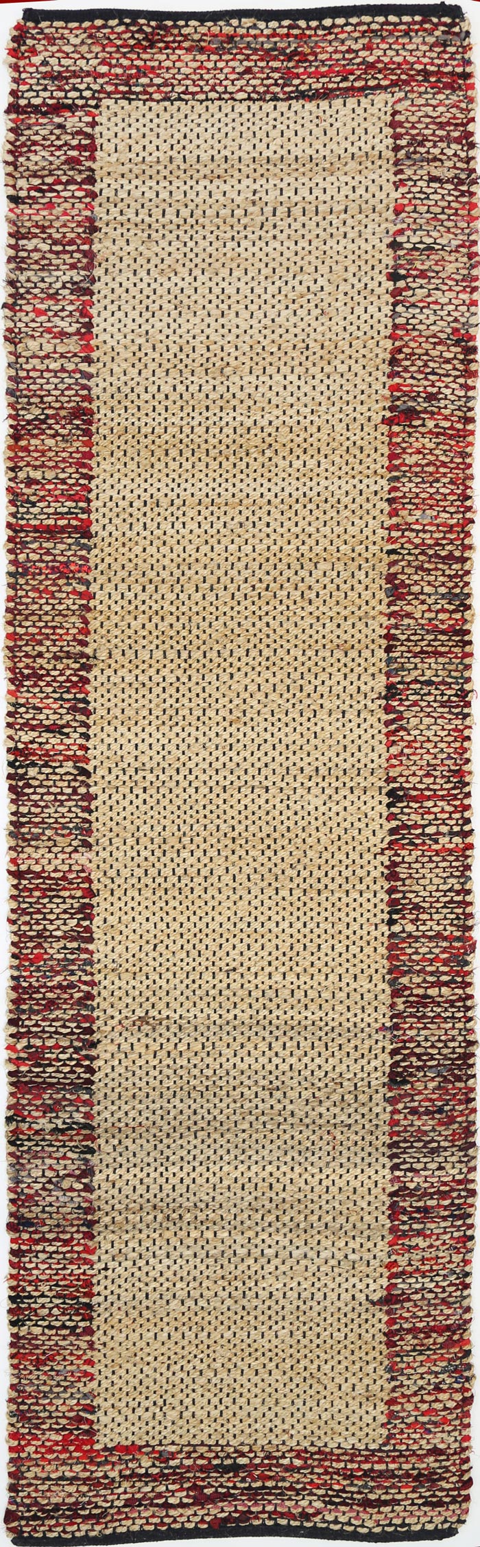 Exclusive Mahal Multi - Colour Border Jute Rug on Sale