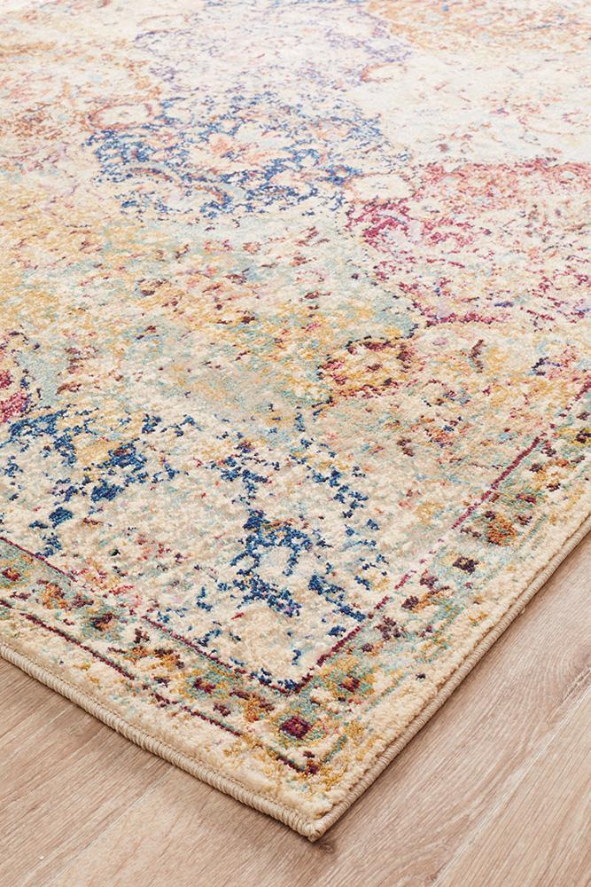 Hot Sale! Anastasia 259 Ivory Polypropylene Floor Rug with Whimsical Design