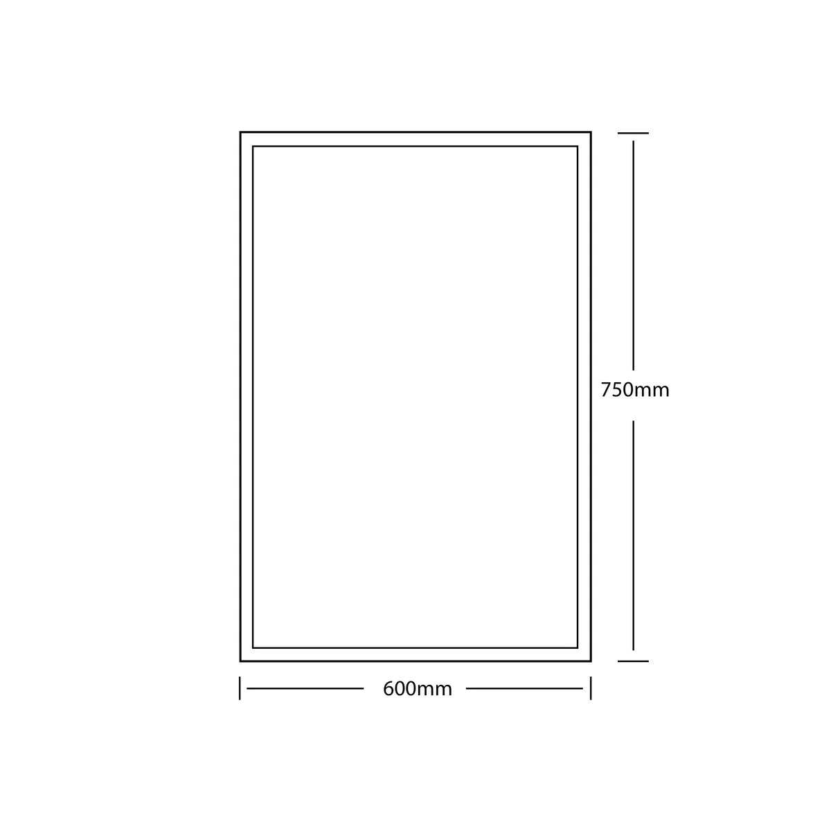All Sizes ABS Frameless Rectangle Mirror with Beveled Edges