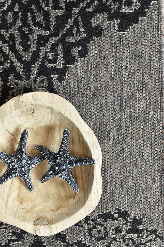 Affordable Alaska Runner Rug in Brown & Black