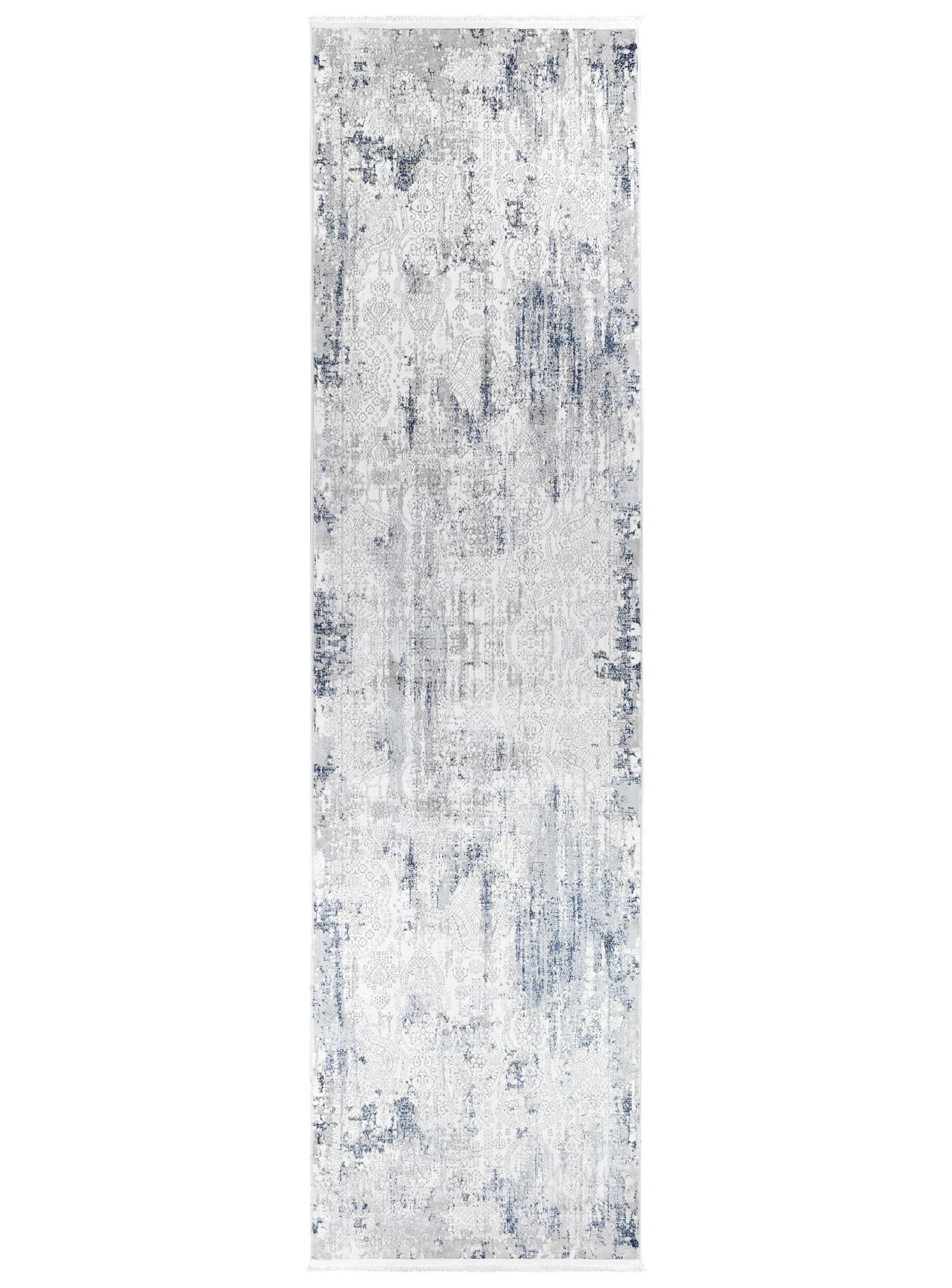 Harmonia White Belle Runner Rug - Soft Elegance for Your Home