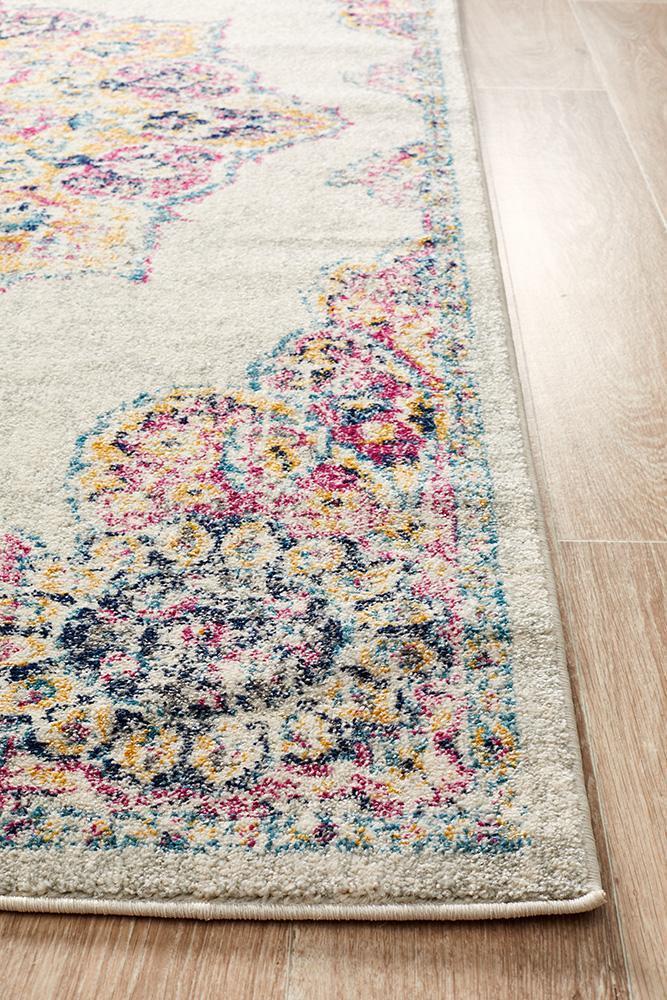 Hot Sale! Museum Kendall Bone Polypropylene Rug with Boho - Inspired Design