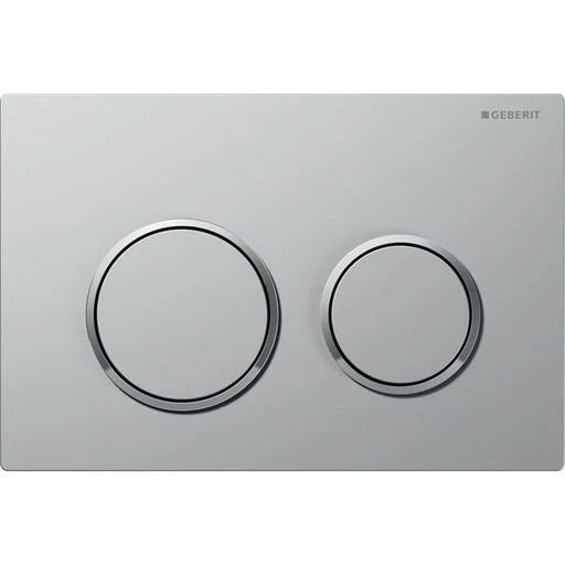 Geberit Kappa21 Flush Plate - Matt Chrome Finish with Stylish Chrome Trim