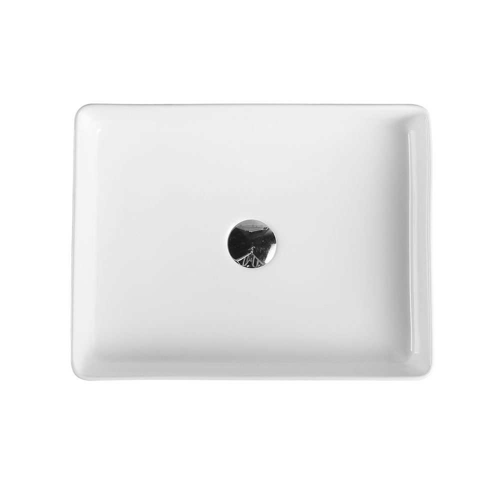 Hot Sale! ETNA Rectangle Counter Top Basin in Matte White (470x360x110mm)