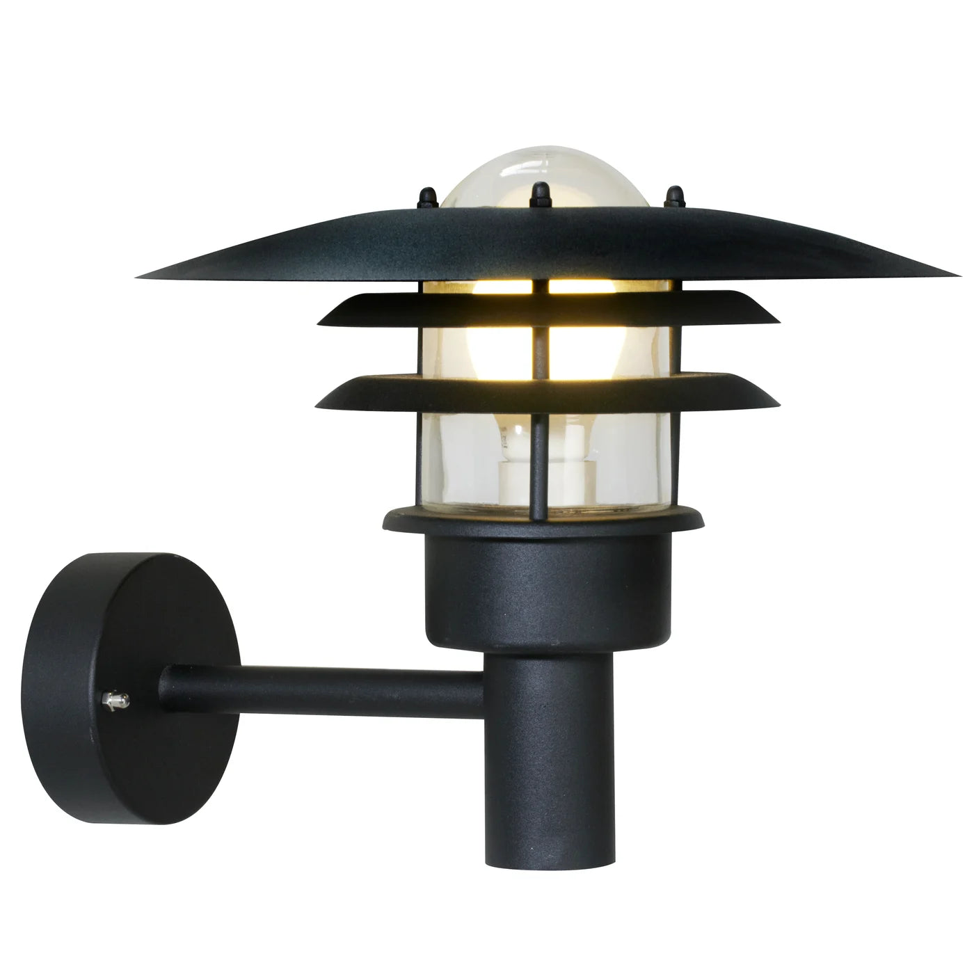 Nordlux Black Wall Light - Lønstrup 32 for Outdoor Elegance