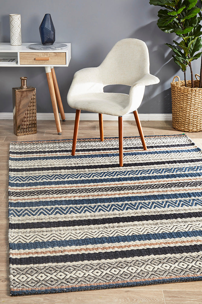 Hot! Miller Swing Denim Rhythm Rug