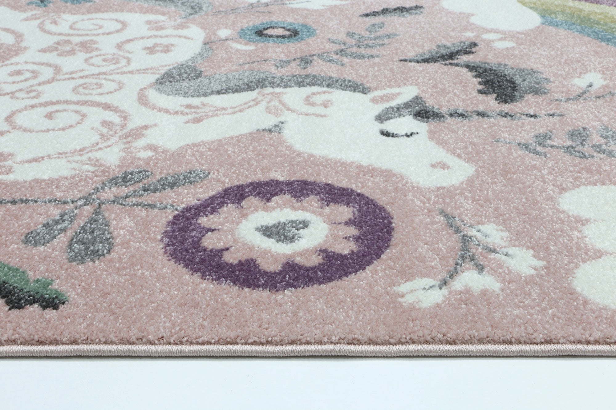 Hot Sale! Nova Pink Unicorn Kids Floor Rug for Bedroom Decoration