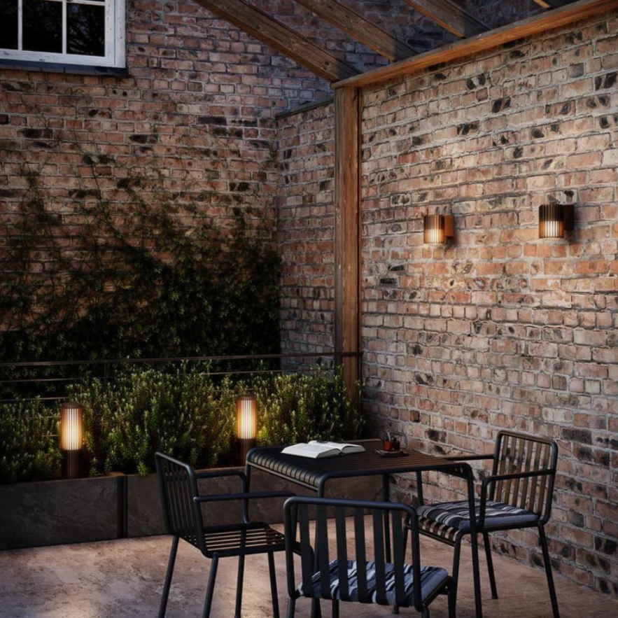 Brown Metallic Aludra 45 Compact Garden Light by Jacob Jensen Design