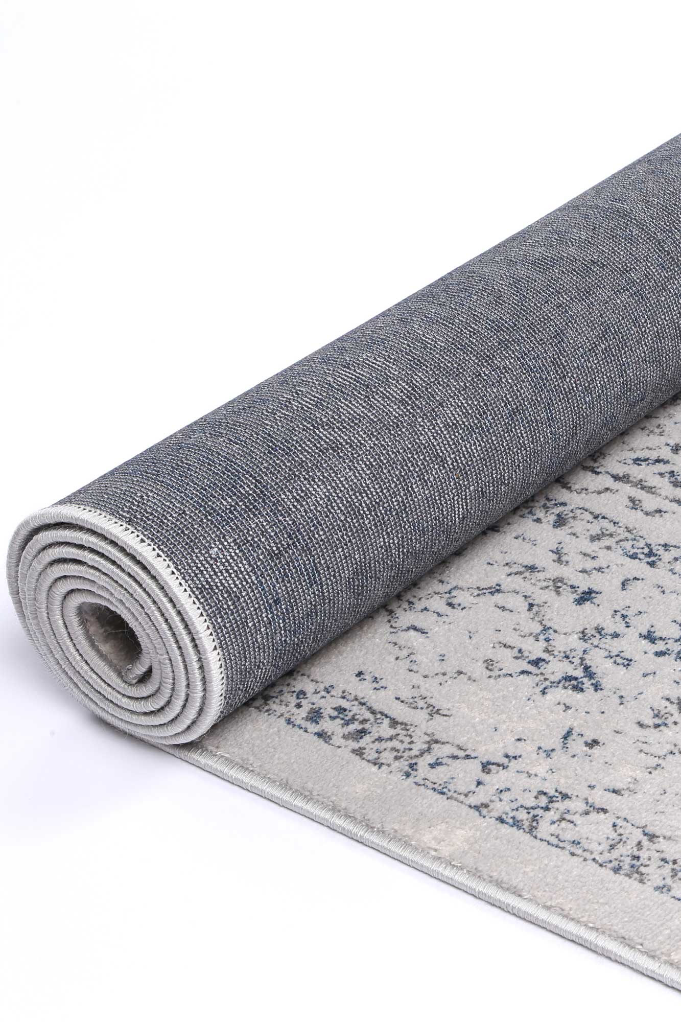 Malo Luna Traditional Blue Cream Rug - A Durable and Stylish Choice