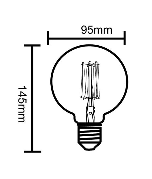 High - Quality G95 Carbon Filament Decorative Globes