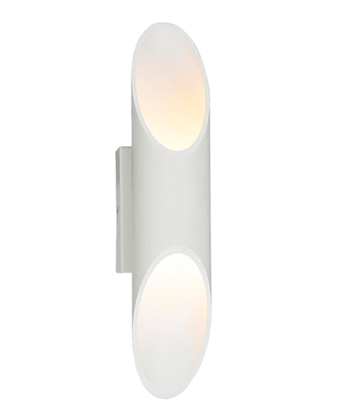 Hot Sale! MILAN Matte White LED Up/Down Tube Interior Wall Light