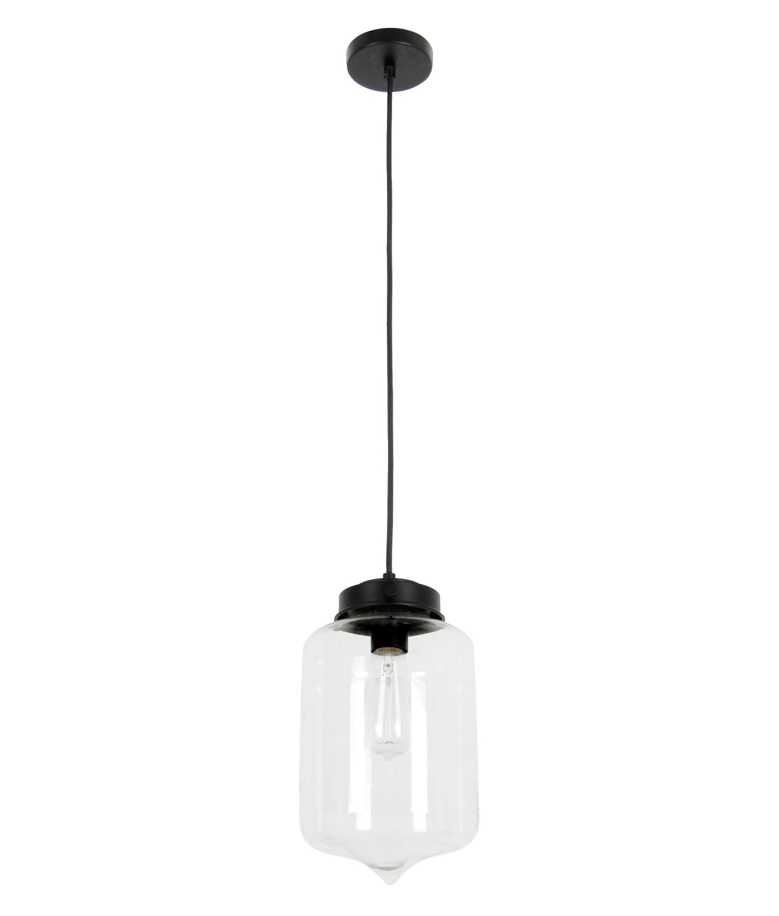 Hot Deal! Modern Retro Tipped Interior Glass Single Pendant Lights - MASON