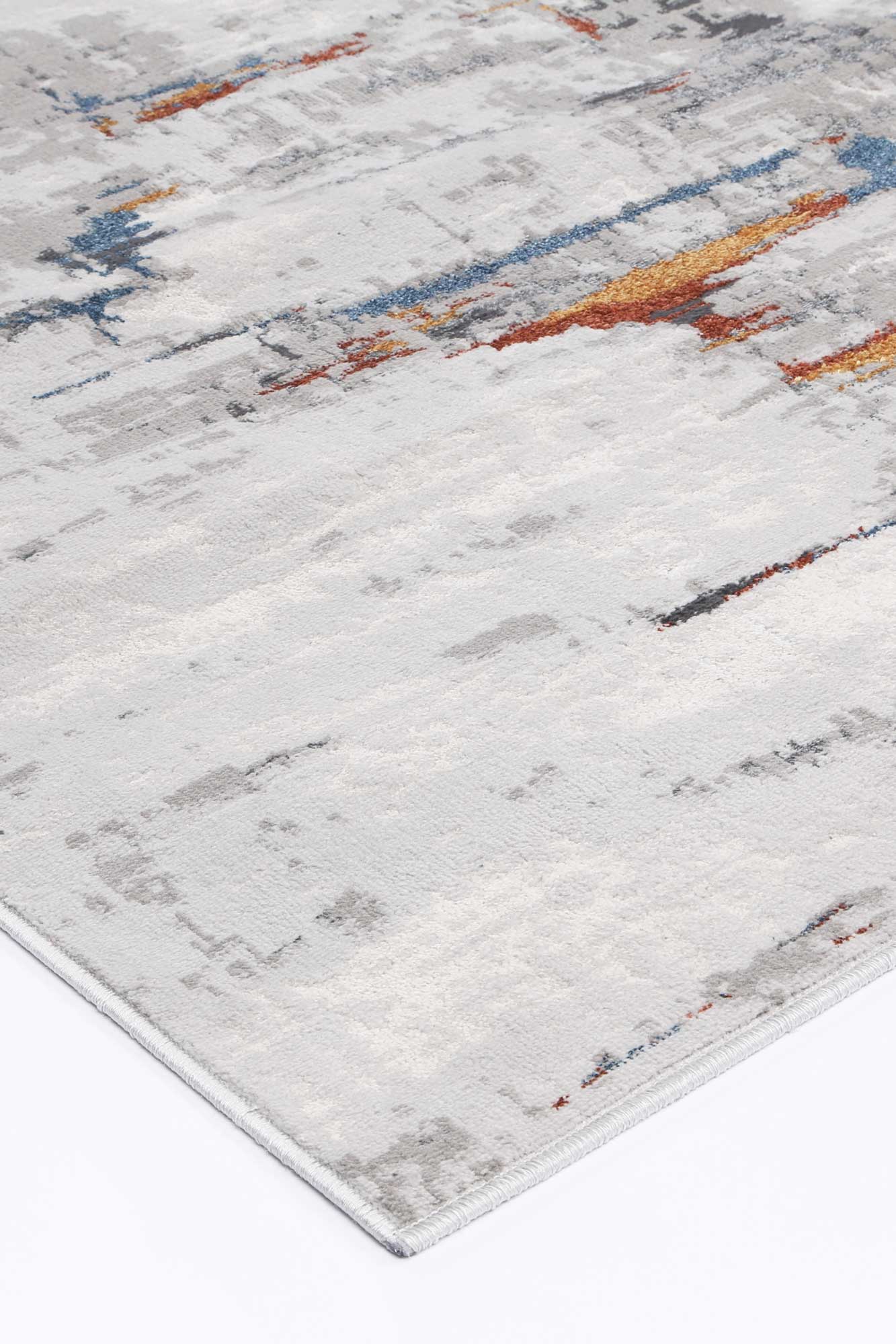 Hot Sale! Malo Abstract Area Rug in Stunning Blue and Red Colors