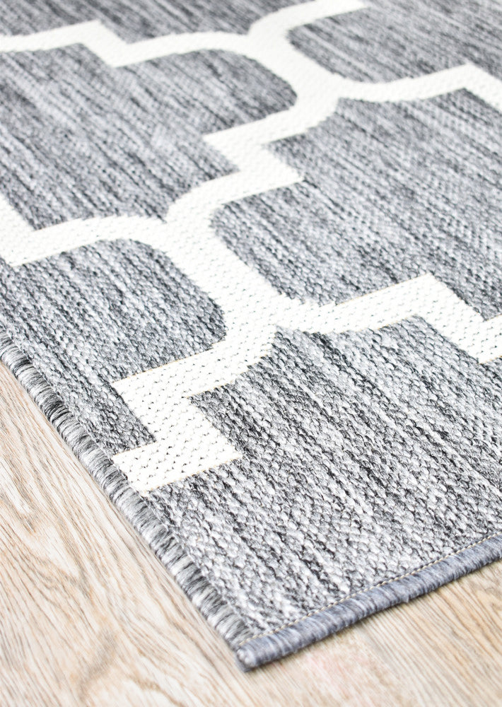 Light Grey Alaska Rug 968 - GU6E: Durable and Washable
