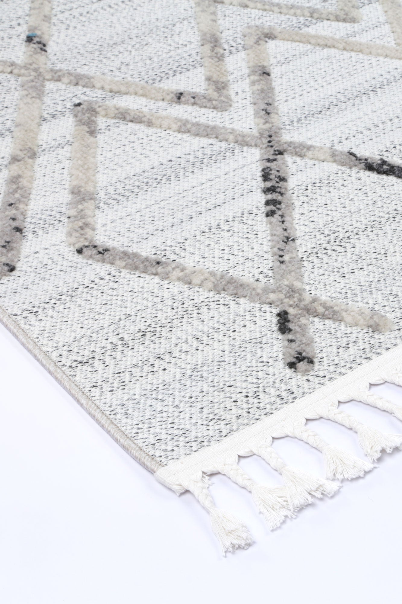 Hot! Nefeli Grey Diamond Polypropylene Rug