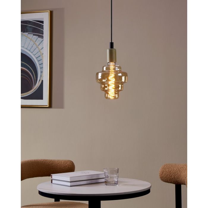 4W E27 LED Amber Globe - 150mm | Hot Sale