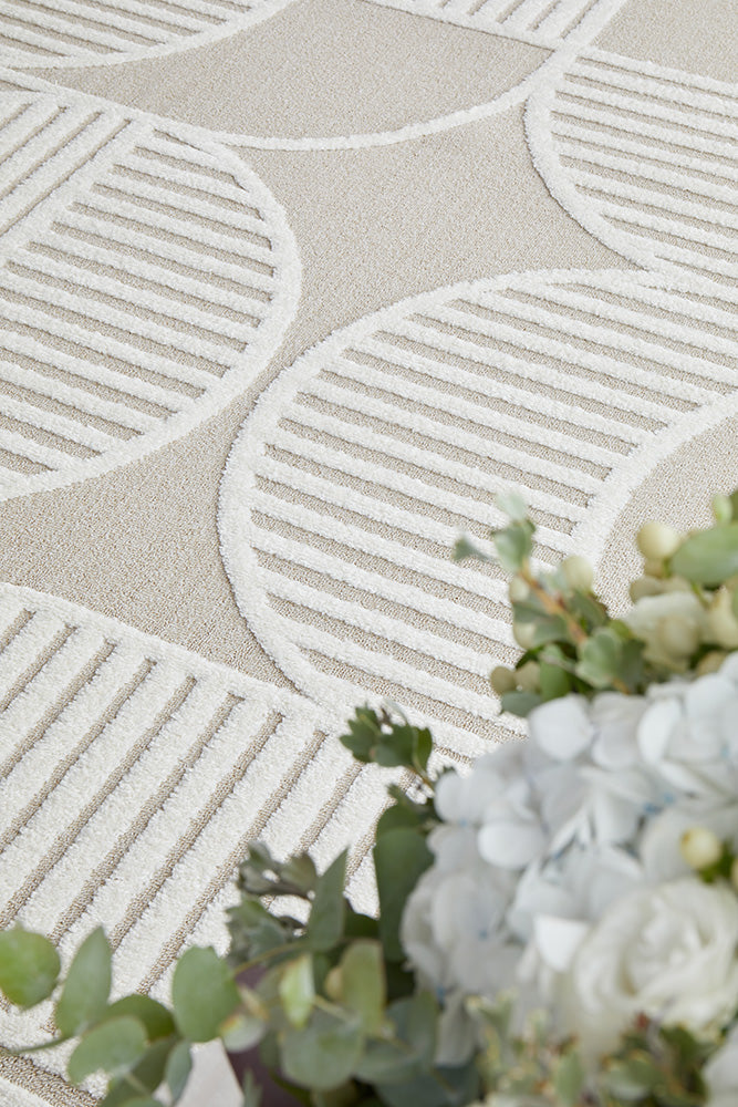 Hot Sale! Art Deco Inspired Lotus Leo Mixed Runner Rug for Modern Spaces