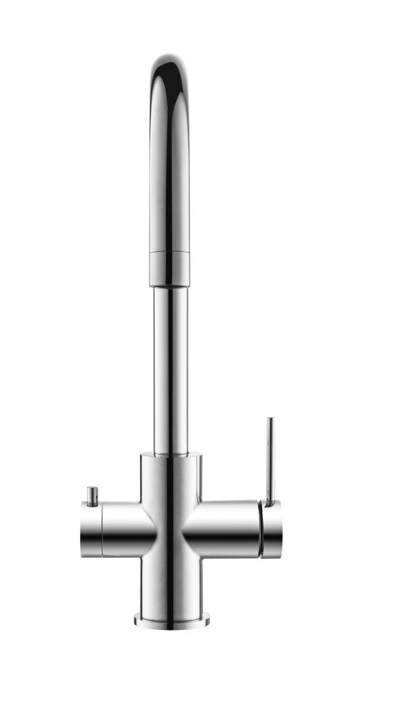 Chrome Mica 3-Way Water Filtering Sink Mixer for Kitchen Use